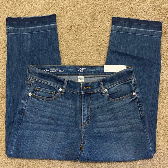LOFT Denim - NWT - Loft Outlet Straight Crop Jeans